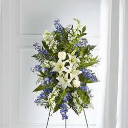 The Faithful Friend Standing Spray from Visser's Florist and Greenhouses in Anaheim, CA